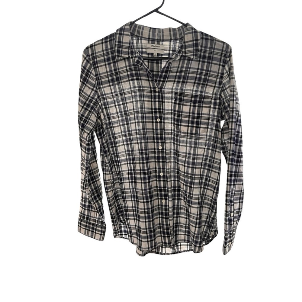Madewell Women’s Slim Ex- Boyfriend Button Down Shirt